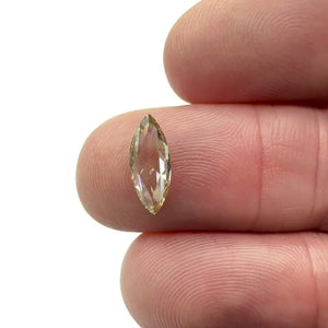 0.74ct | Champagne VVS Marquise Shape Rose Cut Diamond - Modern Rustic Diamond