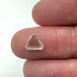1.00ct | L/SI1 Shield Shape Rose Cut Diamond (GIA) - Modern Rustic Diamond