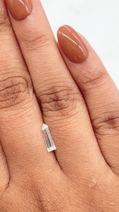 0.53ct | D/SI Bullet Shape Step Cut Diamond - Modern Rustic Diamond