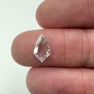1.01ct | E/SI1 Shield Shape Rose Cut Diamond (GIA) - Modern Rustic Diamond