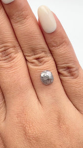 1.31ct | Rustic  Cushion Shape Rose Cut Diamond - Modern Rustic Diamond