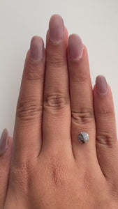 1.07ct | Salt & Pepper Cushion Shape Rose Cut Diamond - Modern Rustic Diamond