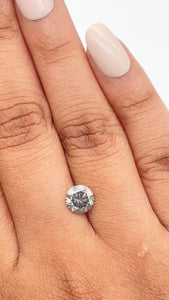 1.29ct | Rustic  Round Shape Brilliant Cut Diamond - Modern Rustic Diamond