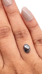 1.16ct | Rustic Oval Shape Rose Cut Diamond - Modern Rustic Diamond