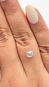 0.97ct | Rustic  Cushion Shape Rose Cut Diamond - Modern Rustic Diamond