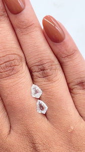 0.56ct | H/VVS2 Kite Shape Step Cut Diamond (GIA) - Modern Rustic Diamond