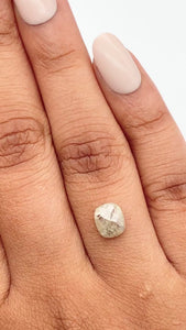1.17ct | Rustic  Cushion Shape Rose Cut Diamond - Modern Rustic Diamond