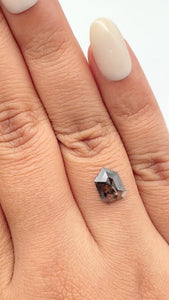 1.06ct | Rustic  Shield Shape Rose Cut Diamond - Modern Rustic Diamond