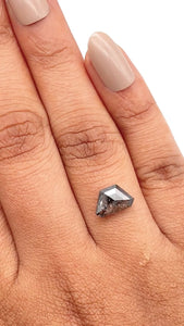 1.45ct | Rustic Trapezoid Shape Rose Cut Diamond - Modern Rustic Diamond