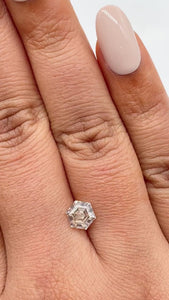 1.19ct | O-P/SI1 Hexagon Shape Step Cut Diamond (GIA) - Modern Rustic Diamond