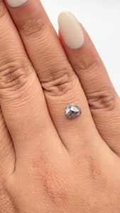 0.92ct | Rustic  Pear Shape Rose Cut Diamond - Modern Rustic Diamond