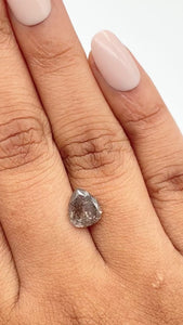 1.72ct | Rustic Pear Shape Brilliant Cut Diamond - Modern Rustic Diamond