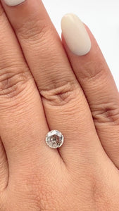 1.16ct | Rustic Round Shape Rose Cut Diamond - Modern Rustic Diamond
