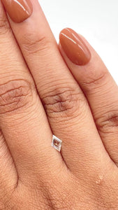 0.23ct | I/VS1 Lozenge Shape Step Cut Diamond - Modern Rustic Diamond