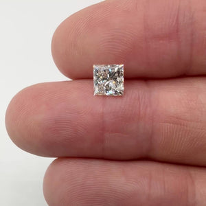 1.50ct | K/VVS1 Princess Shape Brilliant Cut Diamond (GIA) - Modern Rustic Diamond