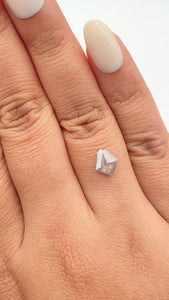 1.08ct | Rustic  Kite Shape Step Cut Diamond - Modern Rustic Diamond