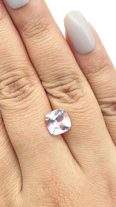 2.52ct |  Cushion Shape  Morganite - Modern Rustic Diamond