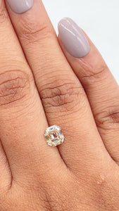 1.37ct | N/VS1 Asscher Shape Step Cut Diamond (GIA) - Modern Rustic Diamond