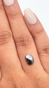 1.10ct | Rustic Oval Shape Rose Cut Diamond - Modern Rustic Diamond