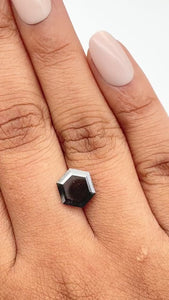 1.99ct | Rustic Hexagon Shape Step Cut Diamond - Modern Rustic Diamond