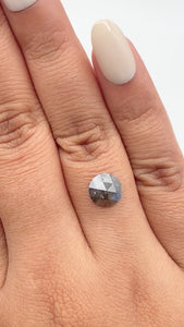 1.52ct | Rustic Round Shape Rose Cut Diamond - Modern Rustic Diamond