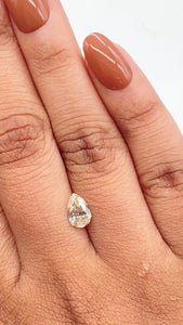 1.02ct | U-V/SI1 Pear Shape Brilliant Cut Diamond (GIA) - Modern Rustic Diamond