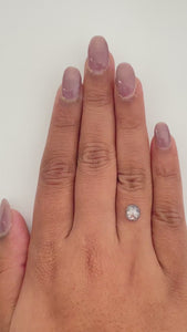1.27ct | Salt & Pepper Cushion Shape Rose Cut Diamond - Modern Rustic Diamond