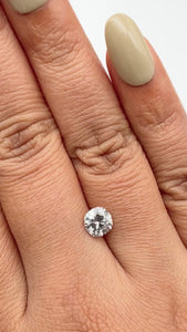 0.98ct | Salt & Pepper Cushion Shape Brilliant Cut Diamond - Modern Rustic Diamond