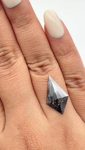 3.63ct | Rustic Kite Shape Rose Cut Diamond - Modern Rustic Diamond
