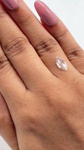 0.52ct | F-G/VS Marquise Shape Rose Cut Diamond - Modern Rustic Diamond