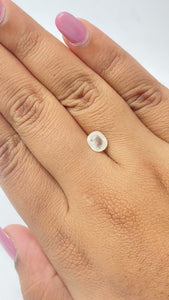 1.15ct | Salt & Pepper Cushion Shape Brilliant Cut Diamond - Modern Rustic Diamond
