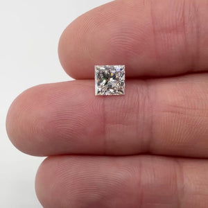 1.42ct | I/VVS1 Princess Shape Brilliant Cut Diamond (GIA) - Modern Rustic Diamond